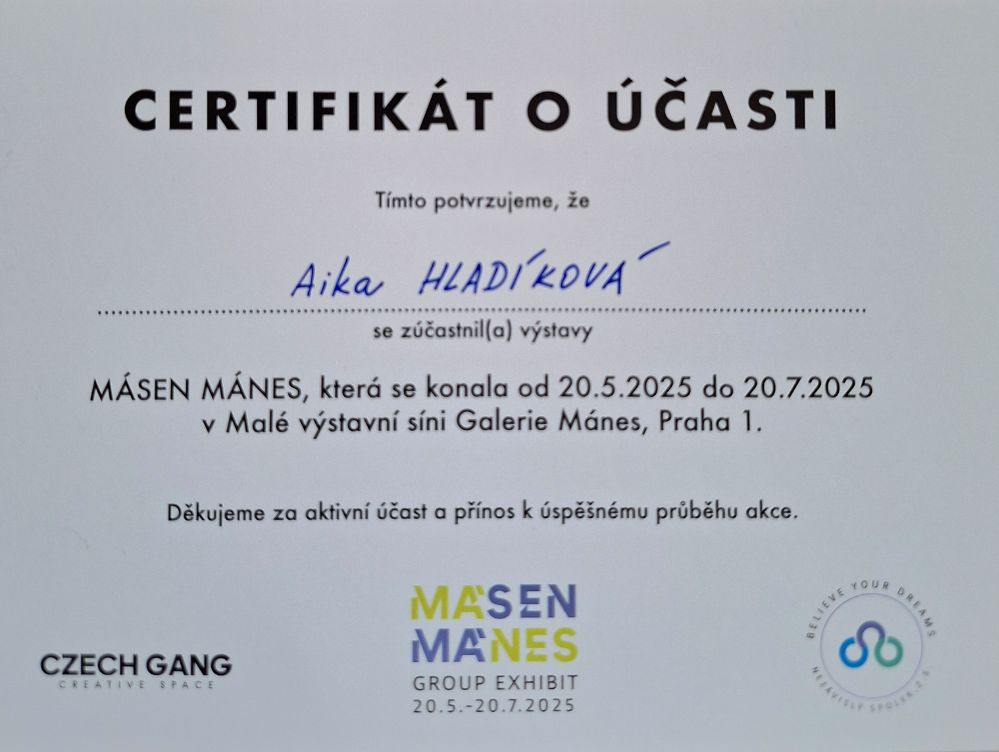 artwork - Aika Hladíková - MÁSEN MÁNES a Kladenské dvorky